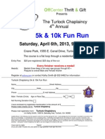 2013 Fun Run Entry Form