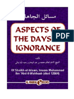 Aspects of The Days of Ignorance Masail Al Jahiliyah