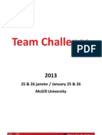 McGill Team Challenge 2013 Information