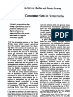 Media and Consumerism in Venezuela: by Richard Martin, Steven Chaffee and Fausto Izcaray