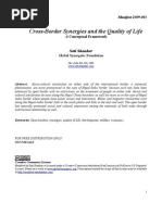 Download cross-border synergies and the quality of life by Sati Shankar SN12184143 doc pdf