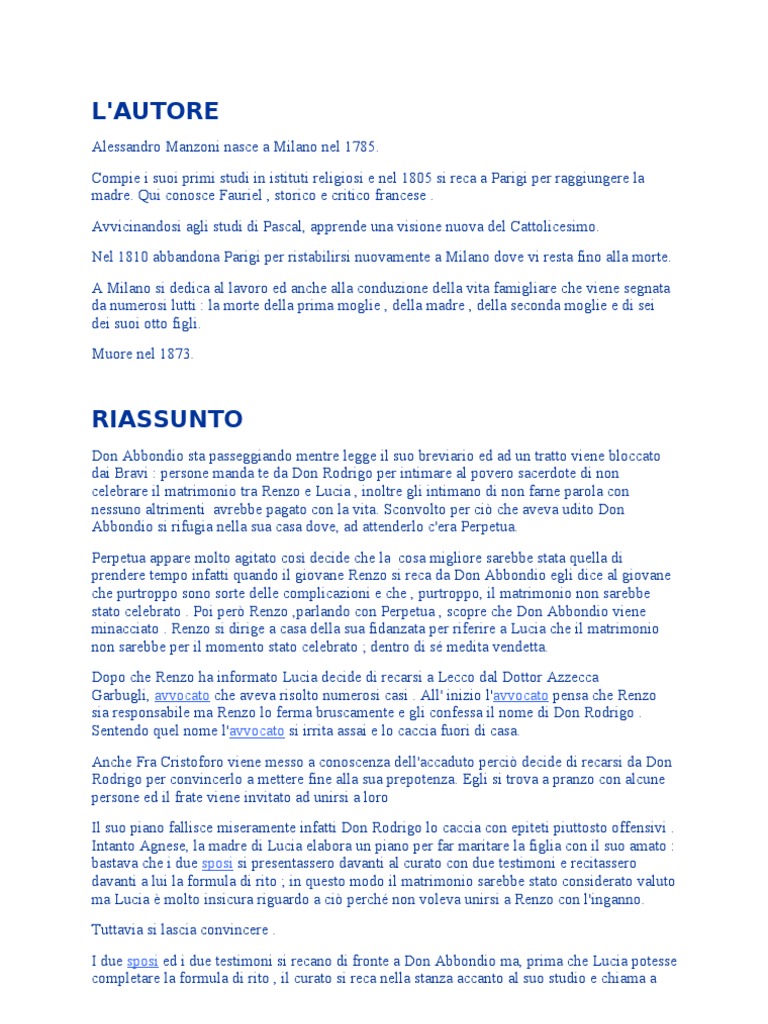 I Promessi Sposi Pdf Da Stampare