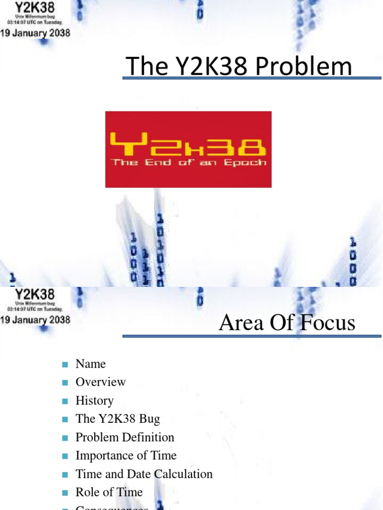 Y2K38 Presentation | PDF | Computing | Computer Engineering