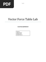 Download Force Table Lab Report by Gerald Tristan Reed SN121854382 doc pdf