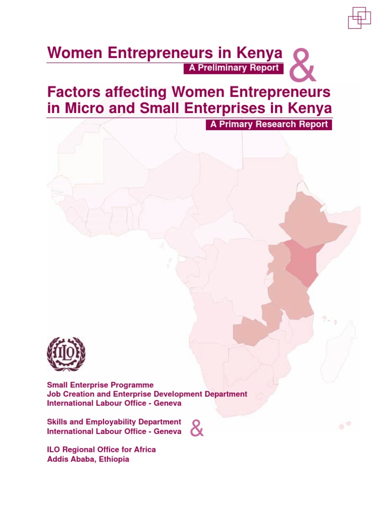 Women Entrepreneurs In Kenya Factors Affecting Women Entrepreneurs In