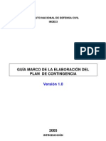 Guia Para La Elaboracion de Un Plan de Contingencia