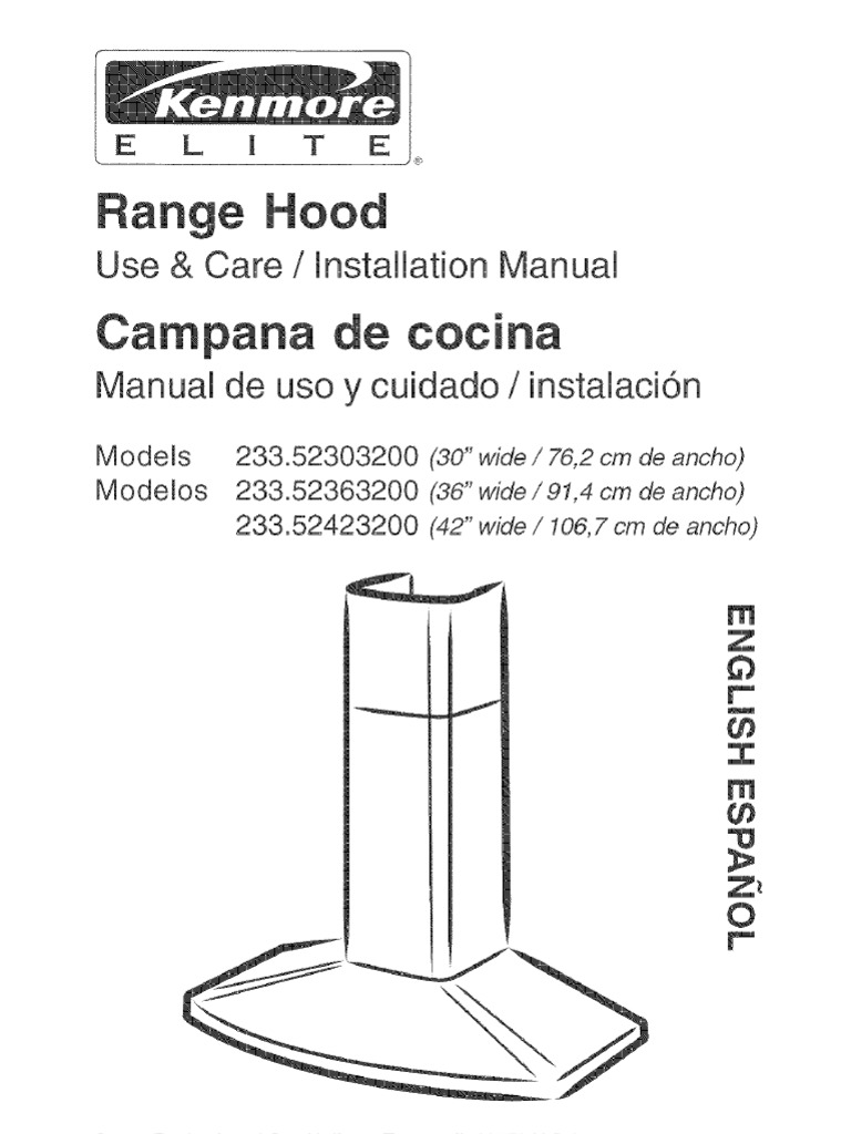 Range Hood Install Manual Duct (Flow) Framing (Construction)