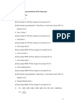 Data Perhitungan Panel PHB