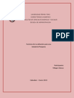 Factores de Localizacion Empresa Pesquera-UFT