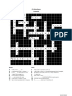 Facility Management Crossword Assignment Solutions