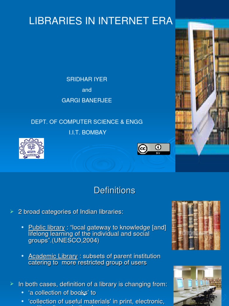 Libraries in the Internet Era | PDF | Social Science