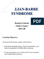 Guillian-Barre Syndrome: Renalyn Galache Gladys Gegare BSN-3B