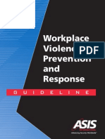 Asis Workplace Violence Guidelines Book