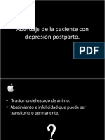 Abordaje de La Paciente Con Depresión Postparto