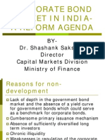 Corporate Bond Market in India-A Reform Agenda