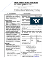 Admission Notice 2013 - English PDF