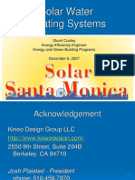 Solar Water Heating Systems