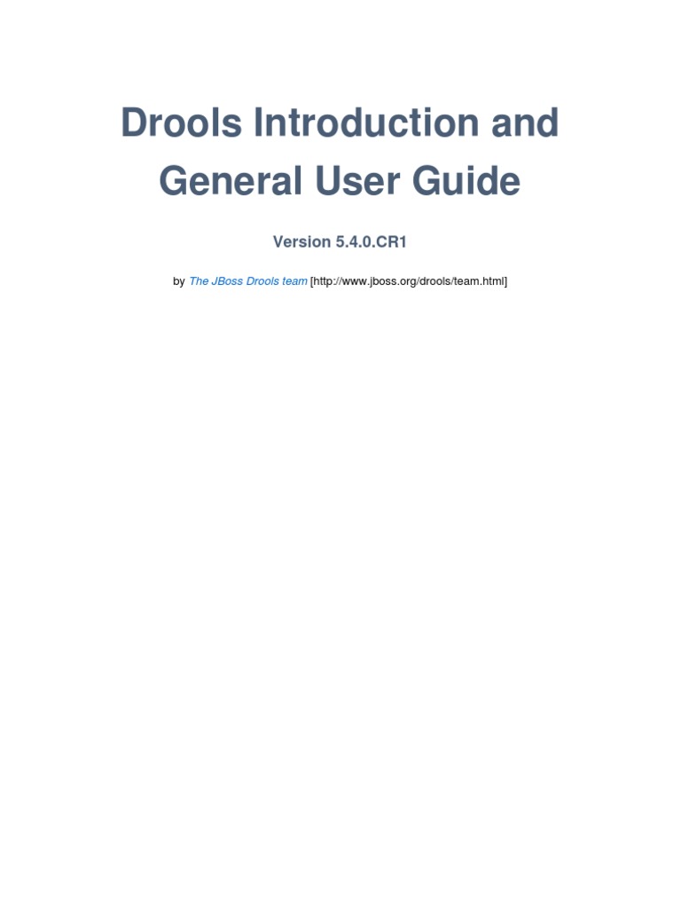 Drools JBPM Introduction | PDF | Eclipse (Software) | Microsoft Excel