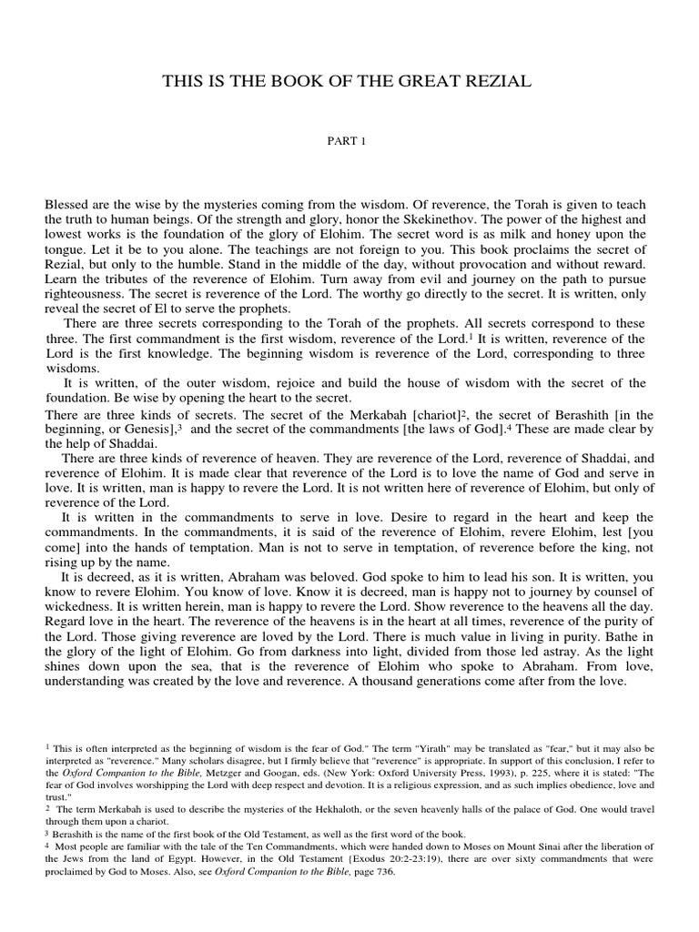 The Book Of Raziel Pdf : Sefer raziel hamalakh english – TTBDLX