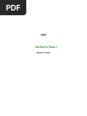 Test Plan