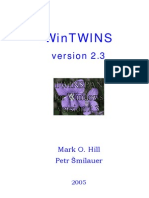 WinTwins TWINSPAN For Windows
