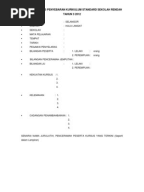 Contoh Format Laporan Minit Curai SPSK