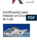 Certificacion para Trabajar en Cruceros de Lujo