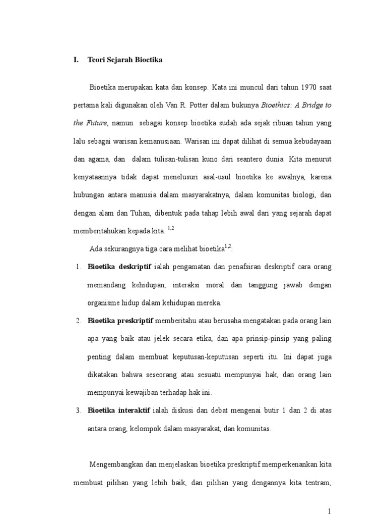 Bioetika Tahap 5 Paling Terbaru Pdf