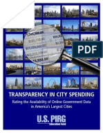 Transparency in City Spending