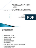 On Cruise Control Device