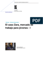 El Caso Zara Mercado de Trabajo (Itziar Agulló Fernández) RESUMEN