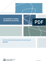 The Department of Training and Workforce Development: Western Australian Employment Trends and Prospects