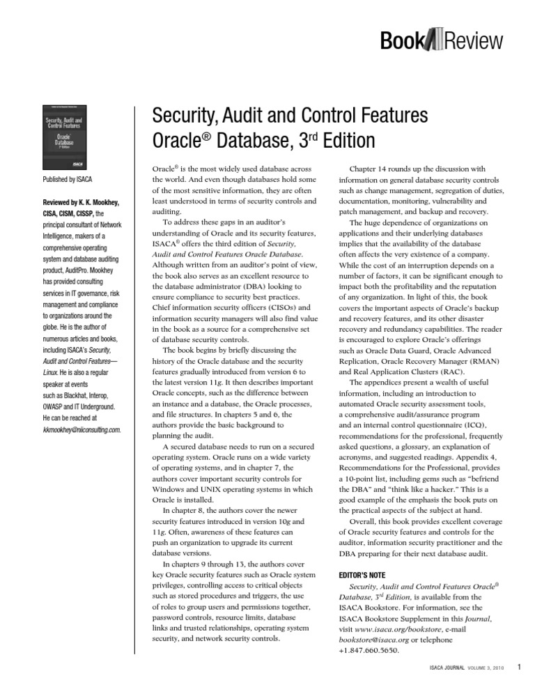 IT Security Audit and Control | PDF | Information Security | Cyberwarfare