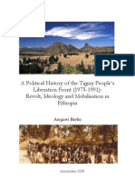 History of TPLF PHD Thesis Argawi Berhe