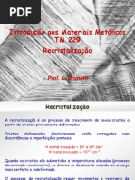 Recristalizacao Prof Cristiano Brunetti (2009) v2