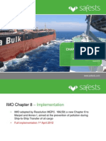 Introduction To New: Chapter 8 To Marpol and ANNEX 1