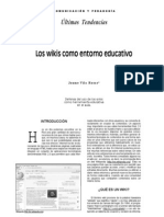 Los Wikis Como Entornos Educativos