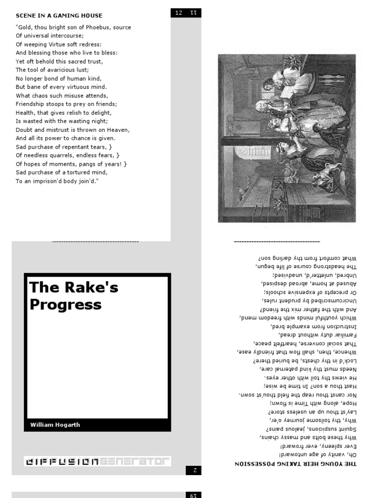 The Rake's Progress: William Hogarth | PDF