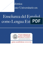 Enseñanza Del Español Como Lengua Extranjera Guia Académica