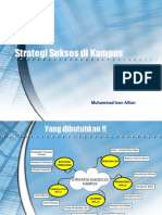 Strategi Sukses Di Kampus