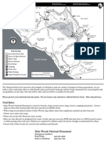 Pacific Ocean: Muir Woods Trail Map