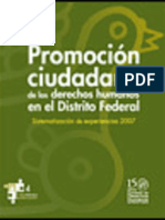 Promoción Ciudadana de los Derechos Humanos en el D.F.