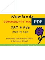 Newlands Community Market Flyer