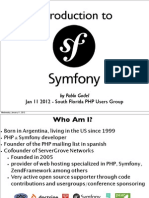 Introduction To Symfony 2