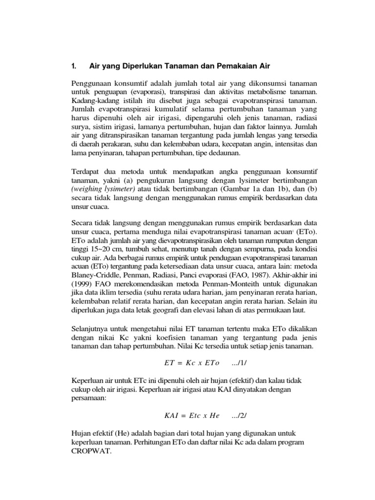 Makalah Irigasi Dan Bangunan Air 1