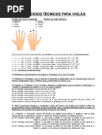 Exercicios Tecnicos Para Violao