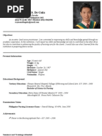 Download Resume Sample by Raymond De Gula SN122089505 doc pdf