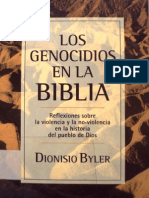 Byler Dionisio - Los Genocidios en La Biblia