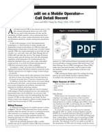 Billing Audit On A Mobile Operator - Call Detail Record