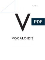 VOCALOID 3 Owner's Manual